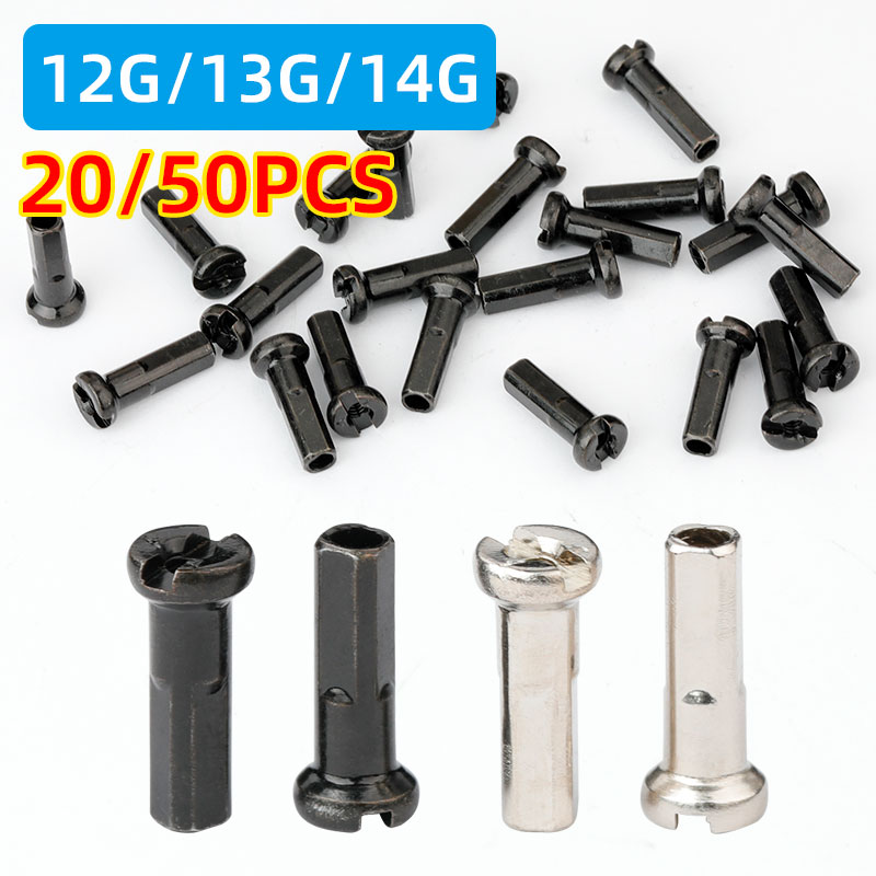 Spoke Nipple Brass - 20/50 قطعة من حلمات النحاس 14G