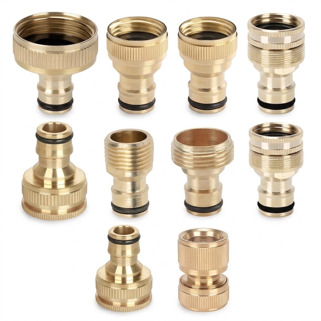 Spoke Nipple Brass - محول نحاسي بمقاسات 1/2 و3/4 و1