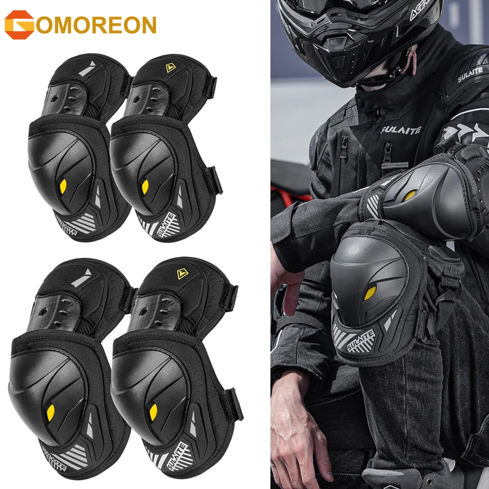 GOMOREON زوج واحد من واقيات ال - مراجعة Mountain Biking Elbow Pads وسعره